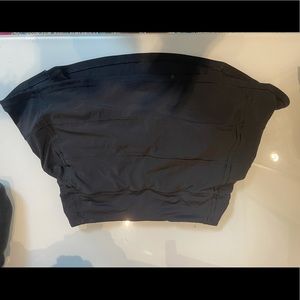 LULU LEMON PACE RIVAL SKIRT BLACK ( NEVER WORN)
